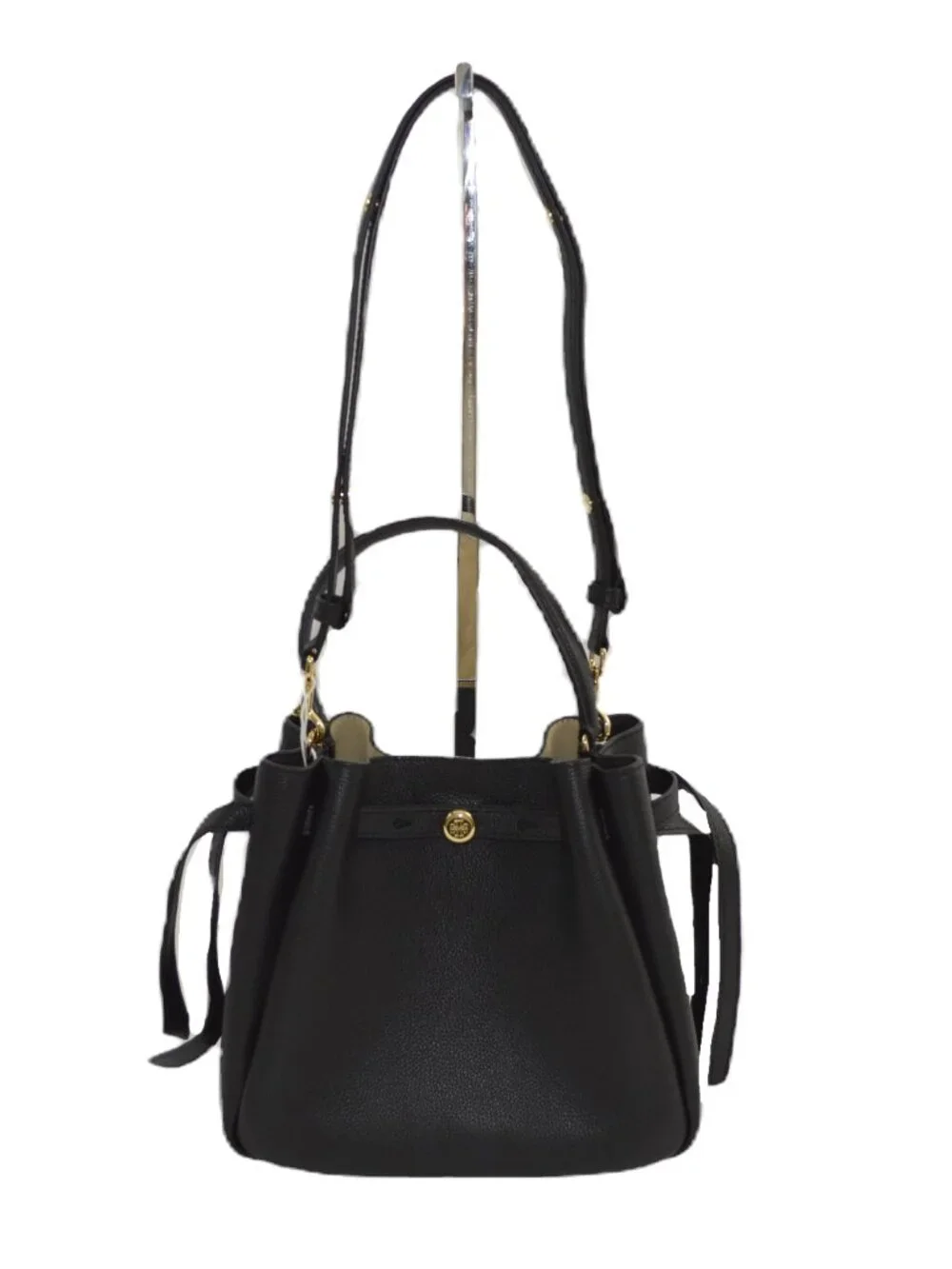 Tory Burch Romy pebbled bucket bag #202-93